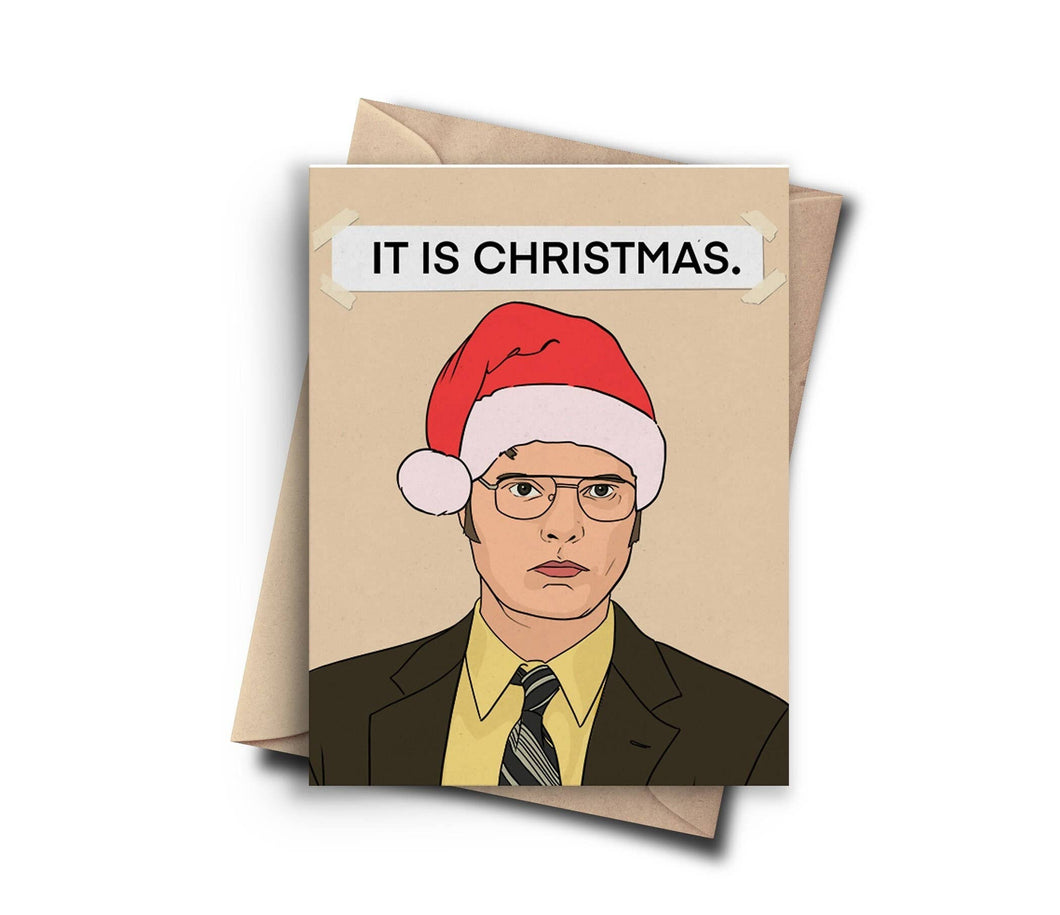 The Office Christmas Card - Dwight Funny Christmas Card Pack