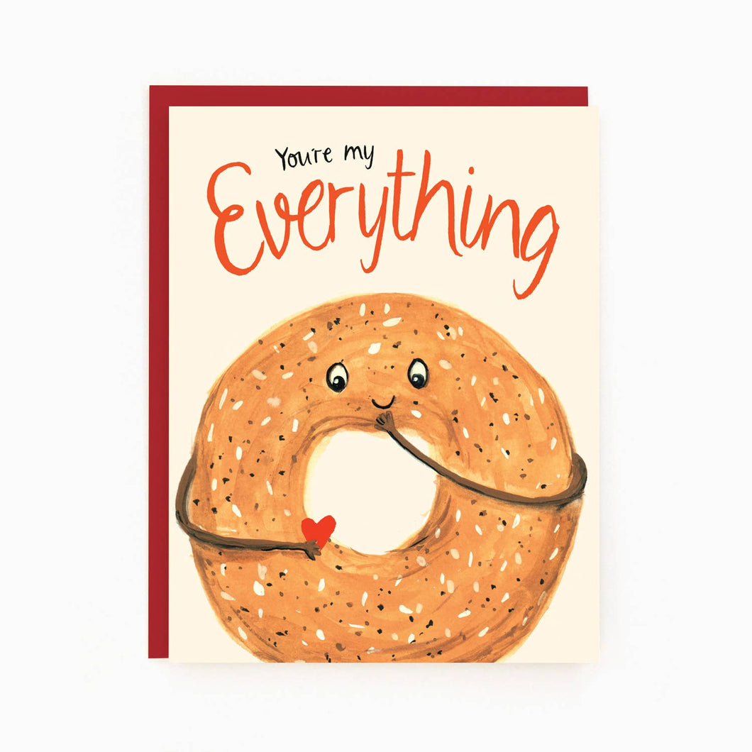 Love/Valentines Everything Bagel Card