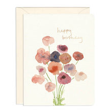 Load image into Gallery viewer, Poppies Birthday Card
