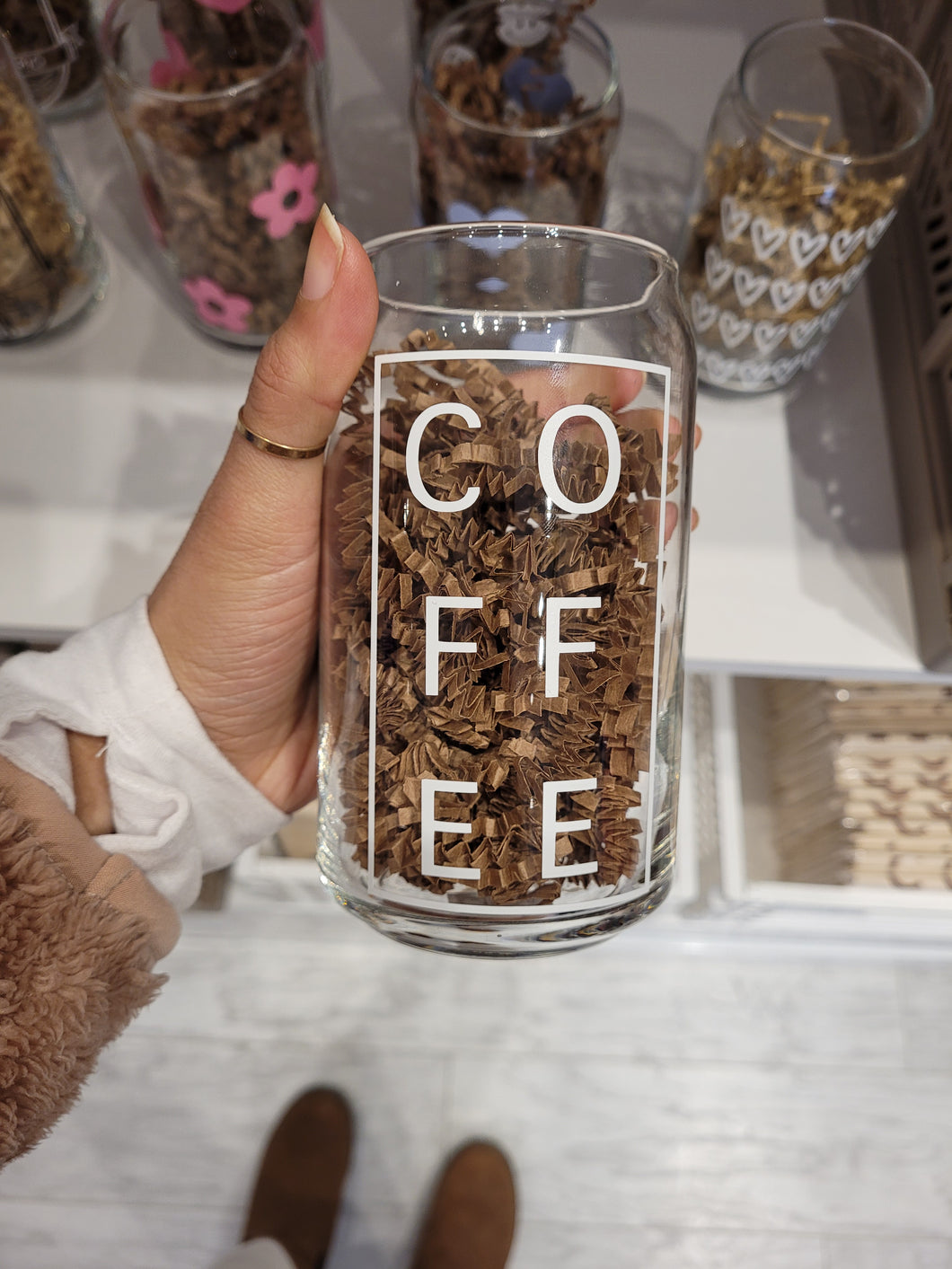 Coffee Vertical Glass Cup