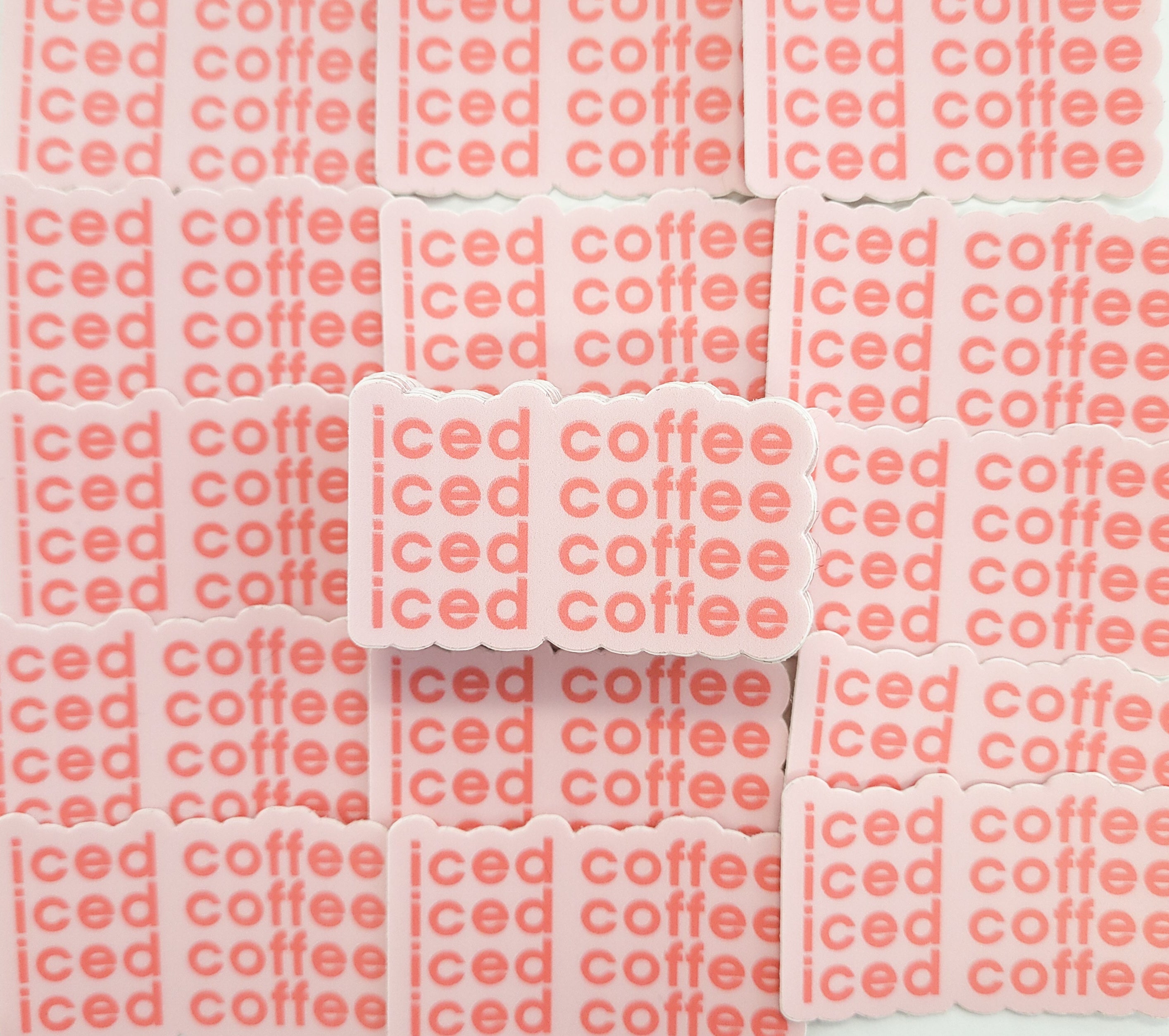 Iced Coffee Sticker