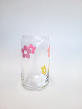 Load image into Gallery viewer, Multicolour Daisy Glass Cup
