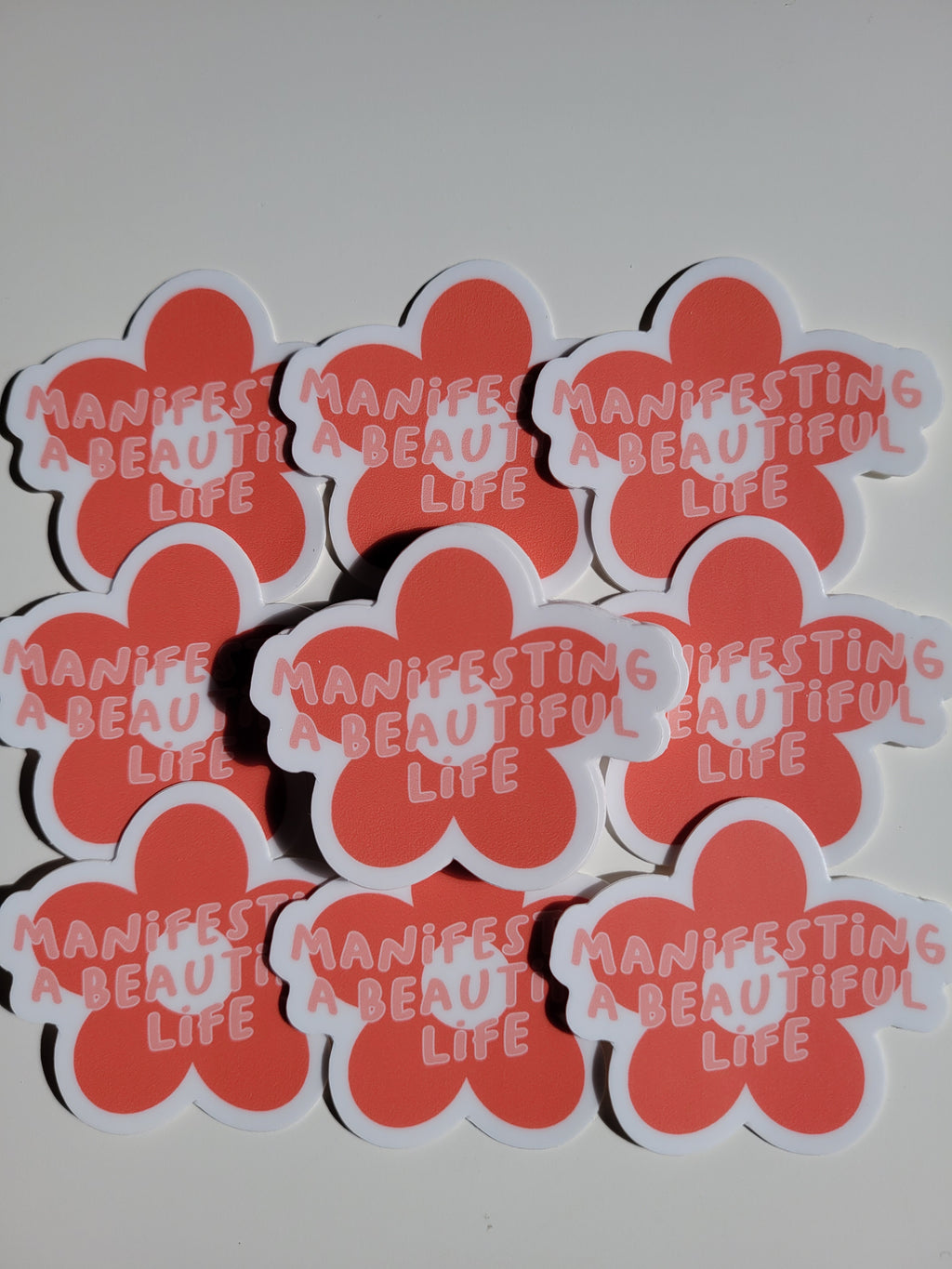 Manifesting a Beautiful Life Sticker