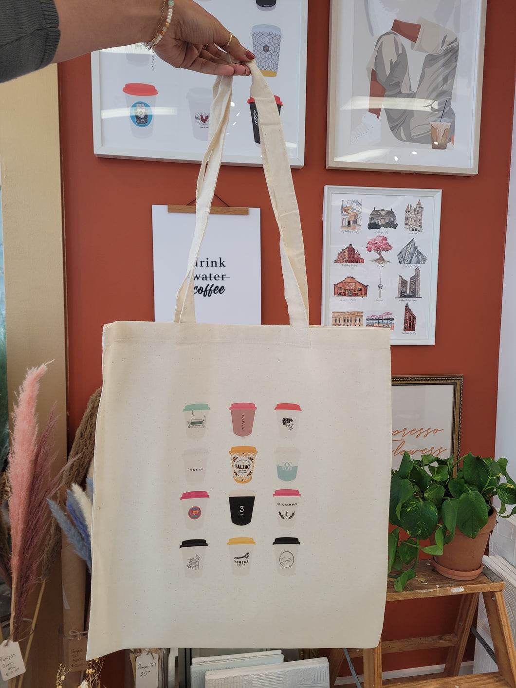 Tote Bag - Toronto Coffee Shops V4