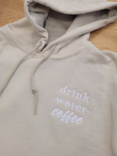 Load image into Gallery viewer, Drink Coffee Embroidered Hoodie
