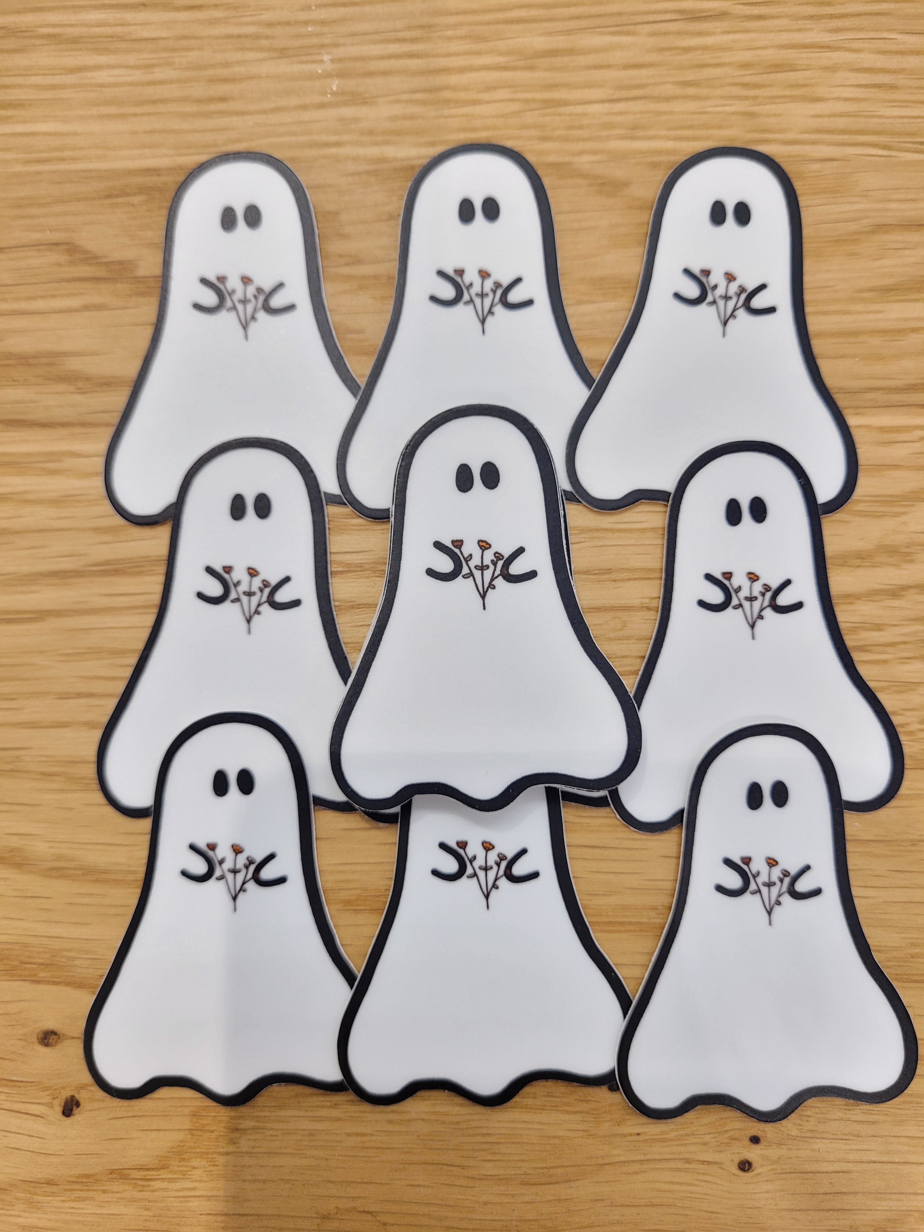 Ghost Flower Sticker