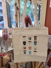Load image into Gallery viewer, Tote Bag - Vancouver BC Coffee Shops V1
