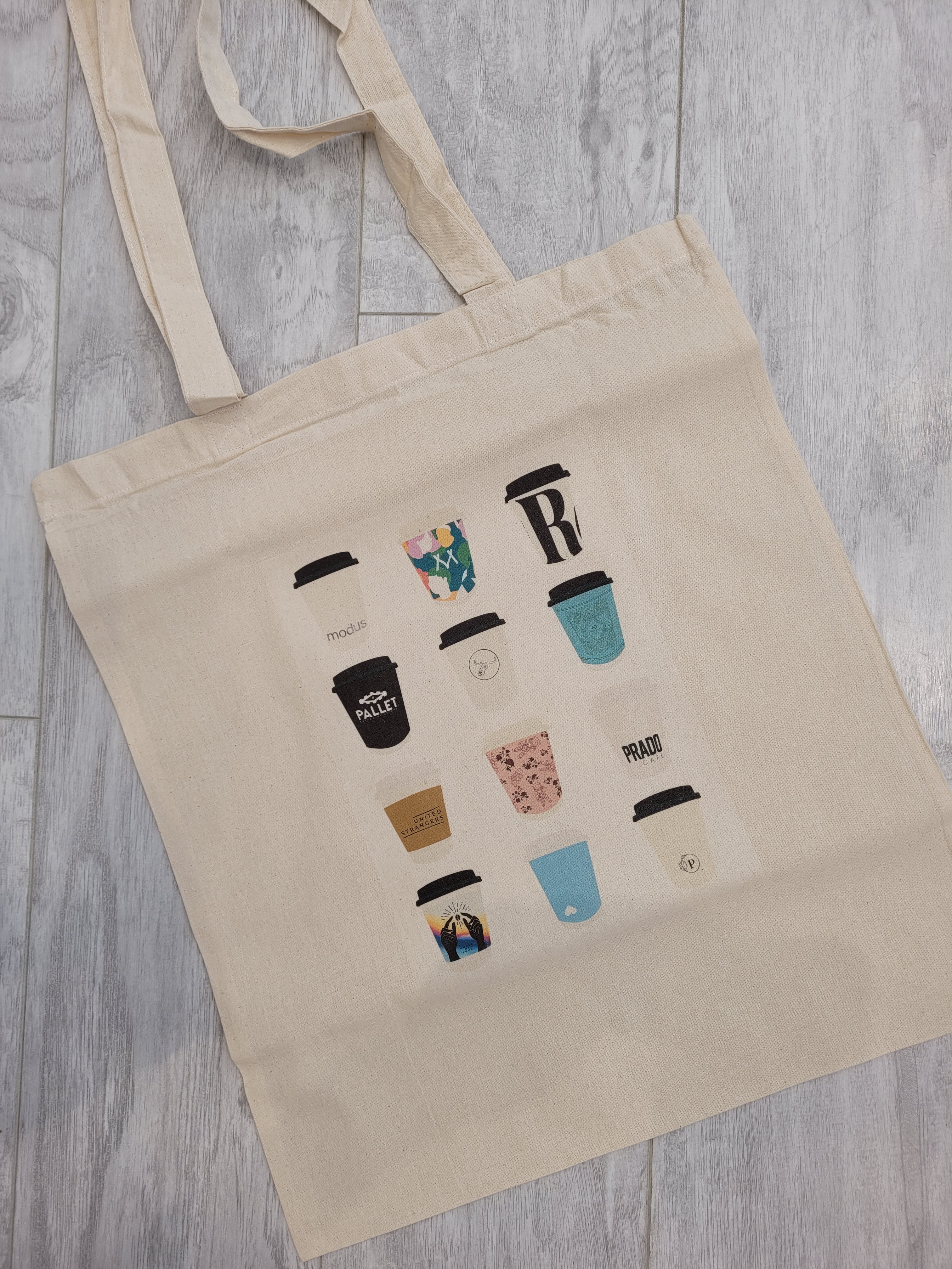 Tote Bag - Vancouver BC Coffee Shops V1