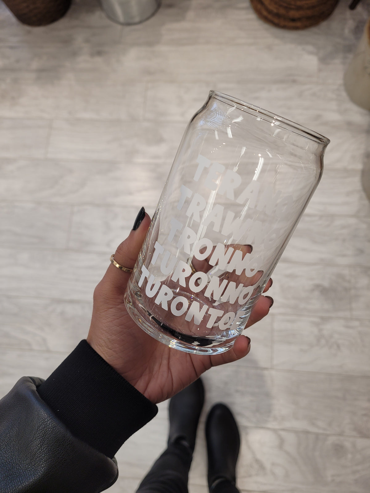 Toronto Pronunciation Glass Cup
