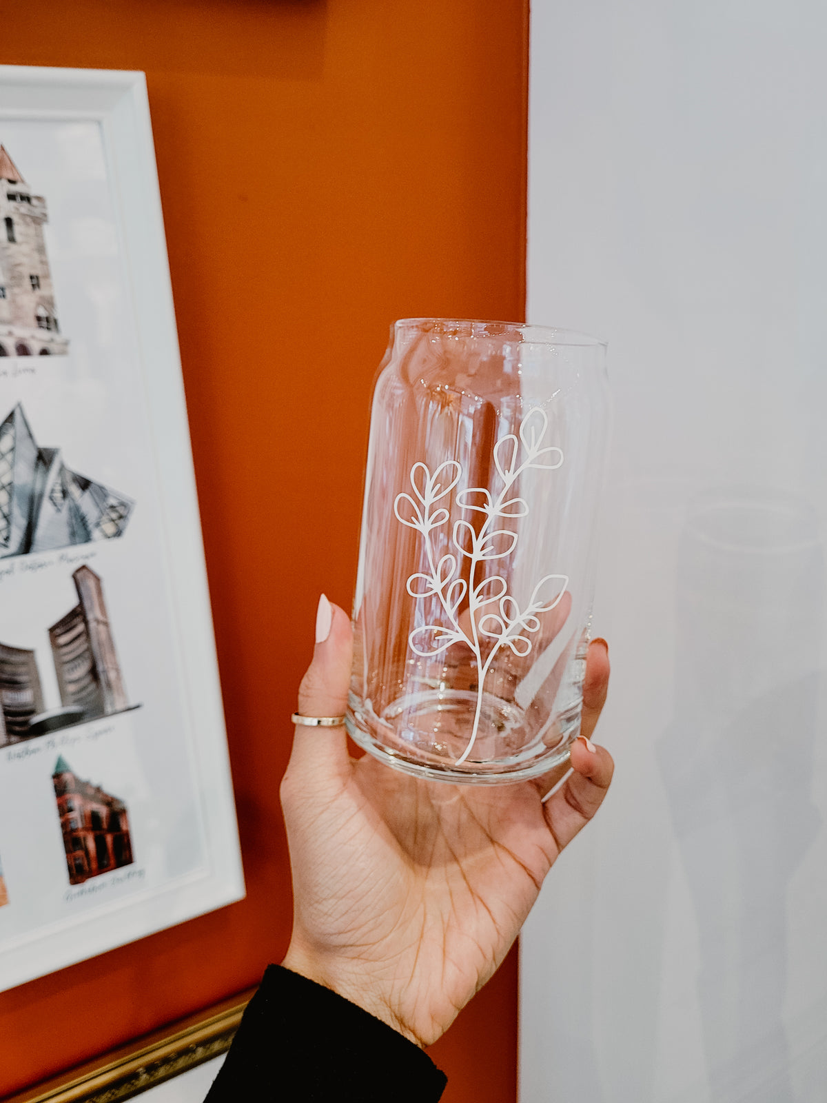 Wildflower Glass Cup
