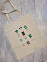 Load image into Gallery viewer, Tote Bag - Montreal Coffee Shops V1
