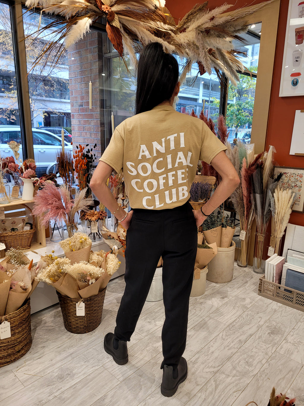 Anti Social Coffee Club Tshirt
