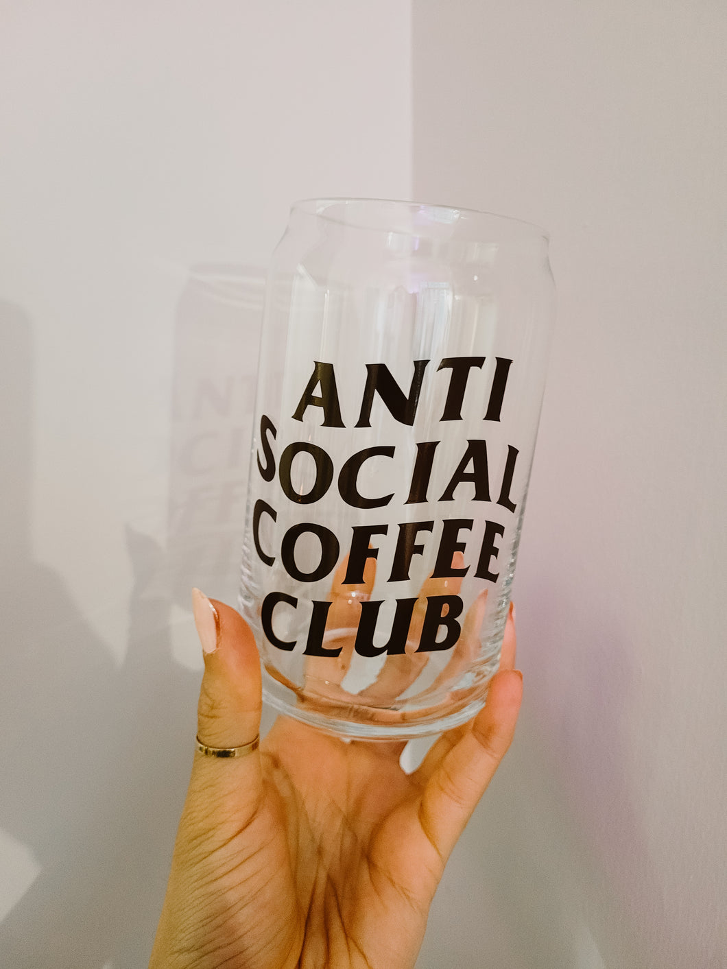 Anti Social Coffee Club Cup - Dark Brown
