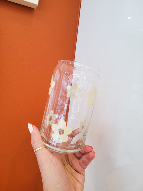 Beige Daisy Cup