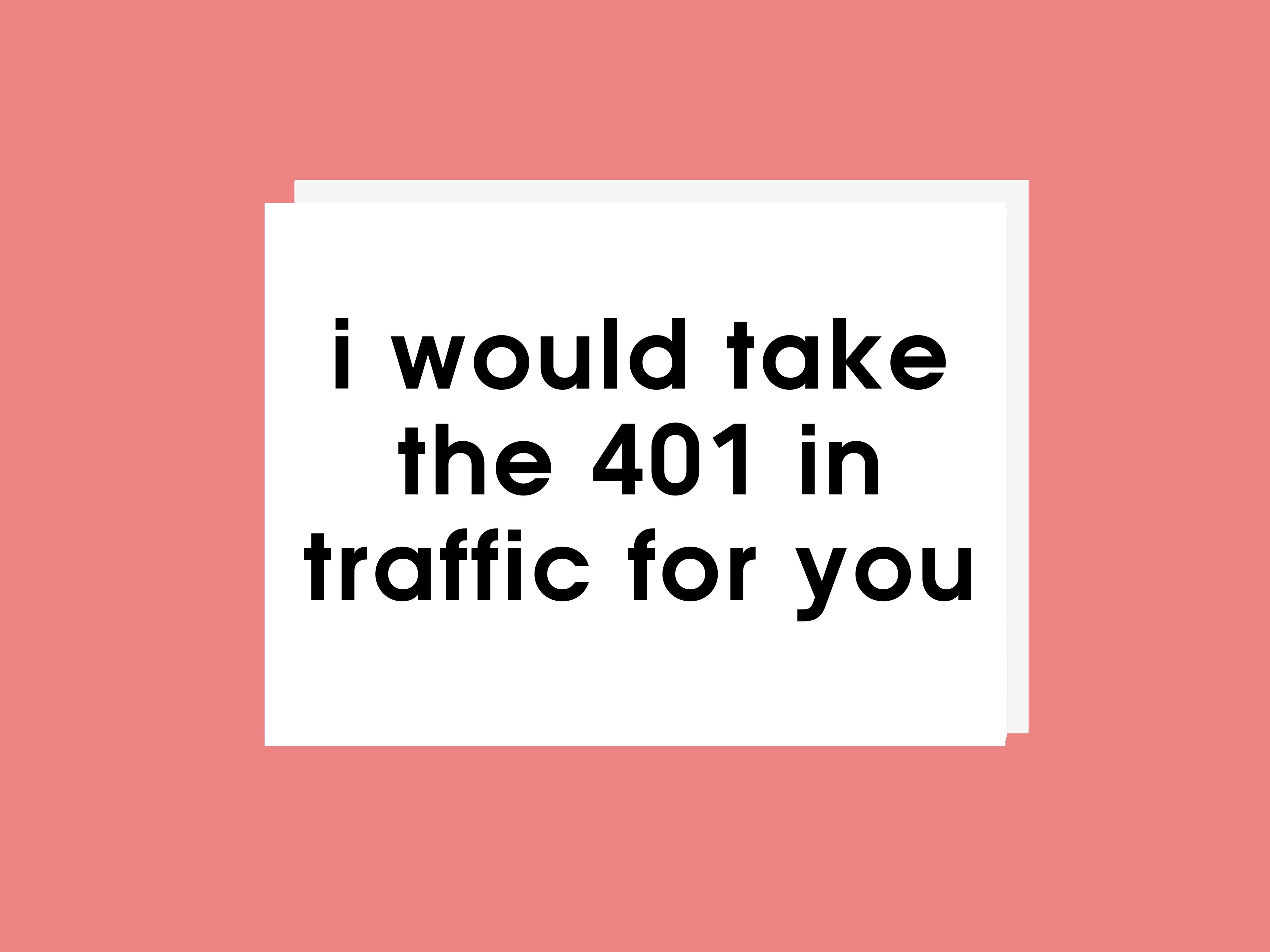 Funny Toronto Card - 401 Card