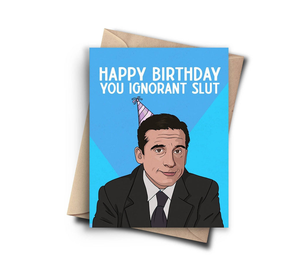 Michael Scott The Office Funny Birthday Card