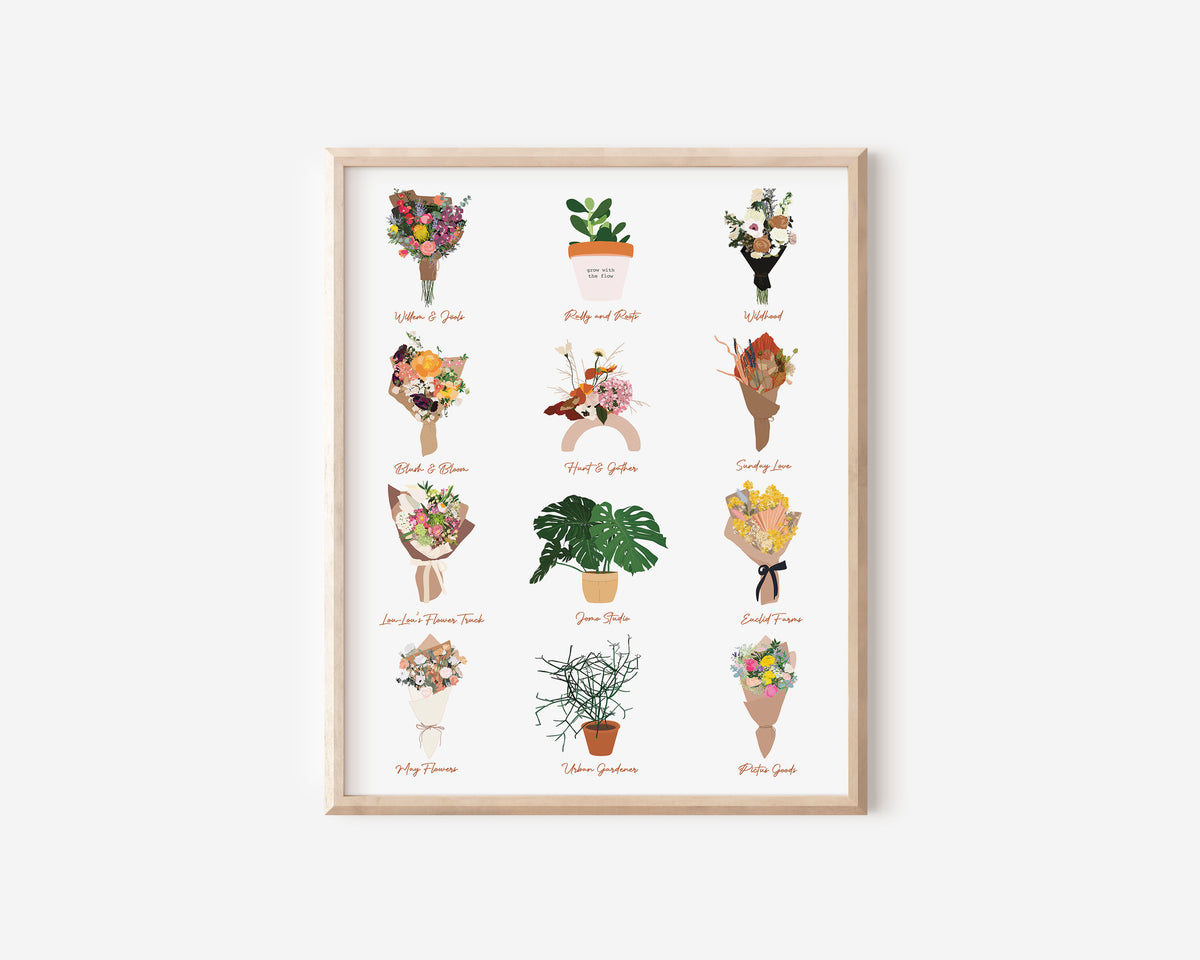 Toronto Flower Print / Toronto Botanical Print