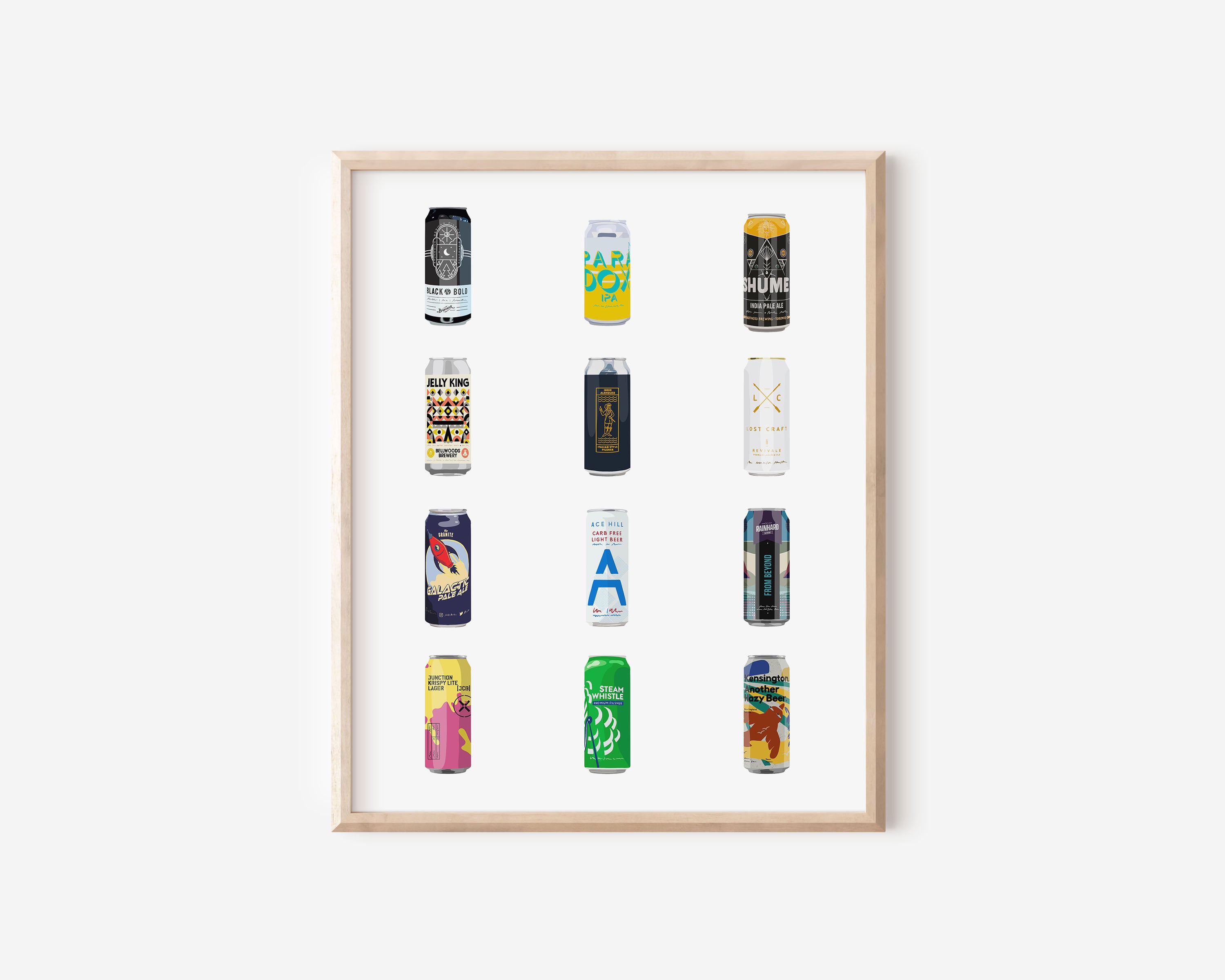 Breweries of Ontario V1 Print - Toronto Print