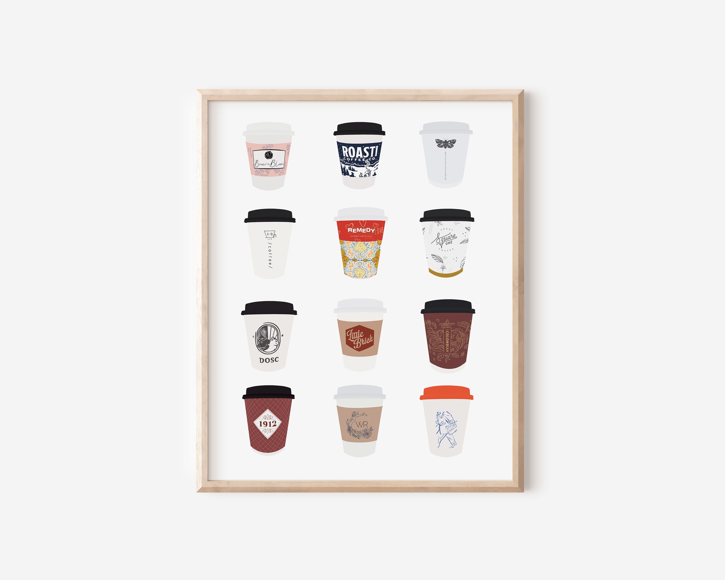 Edmonton Coffee Shop Print