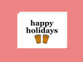 Happy Holidays Coffee - Greeting Card
