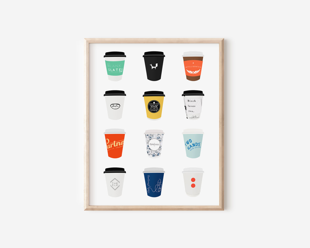New York Coffee Shop Print V1