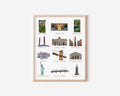 NYC Landmarks Print