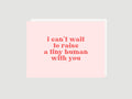 Raising Tiny Human Baby Card - Greeting Card