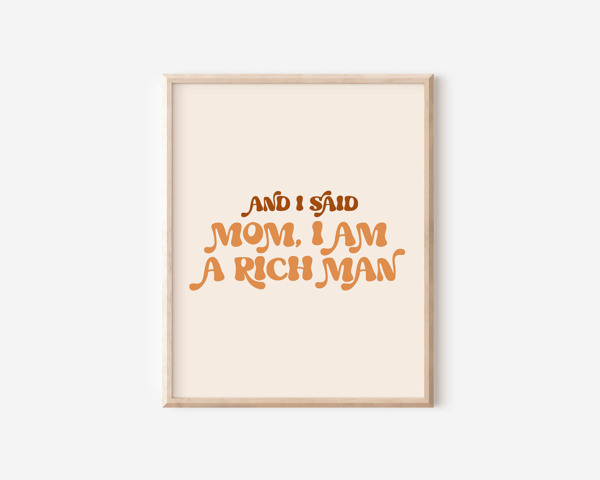 Rich Man Print