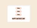 Mom Mom Mom Card - Greeting Card