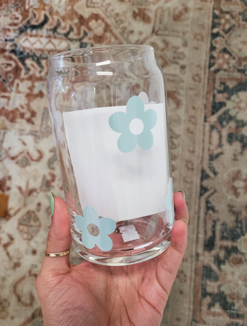 Mint Green Daisy Cup