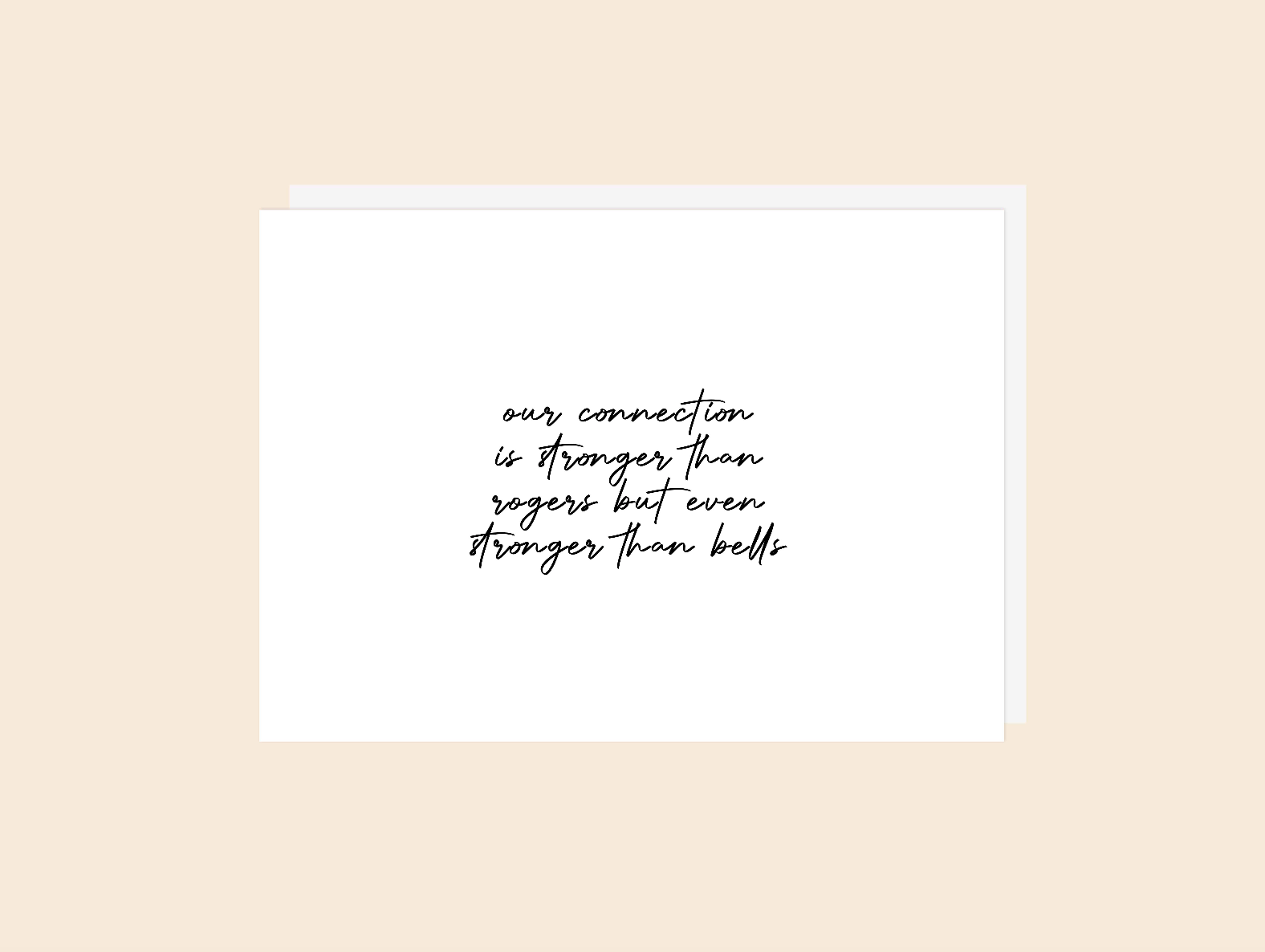 Connection - Greeting Card