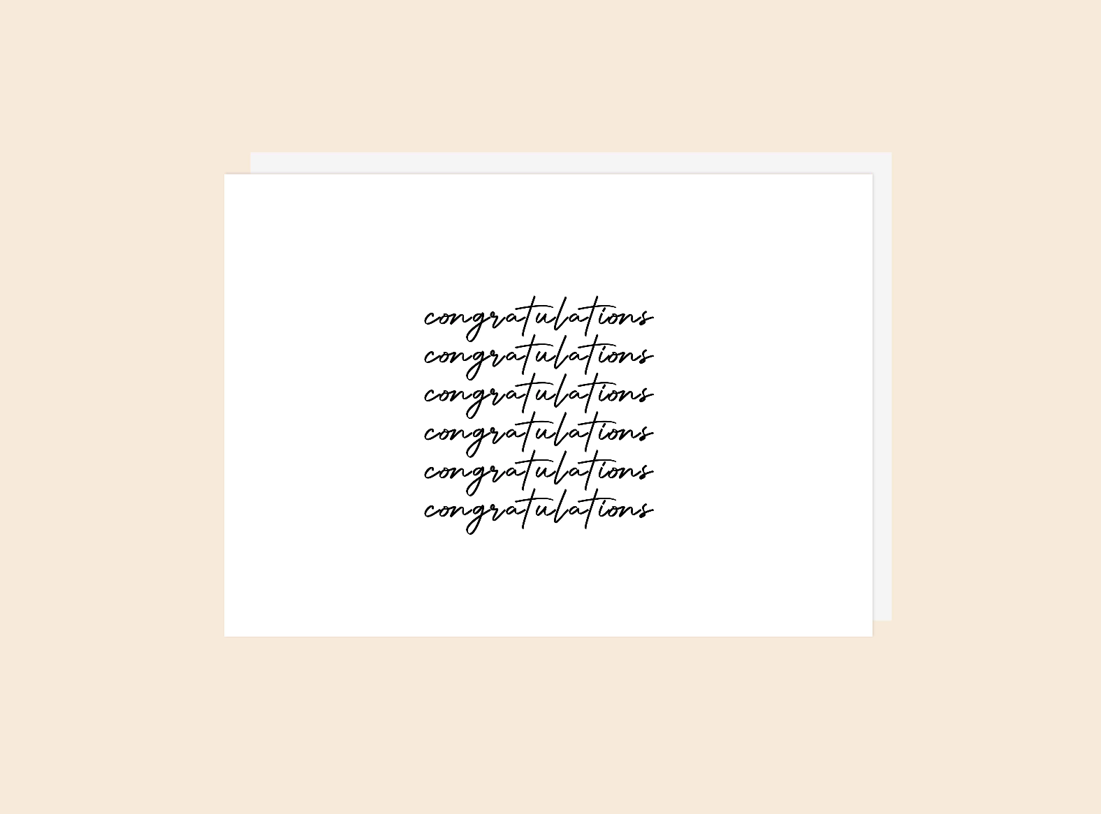 Congratulations - Greeting Card