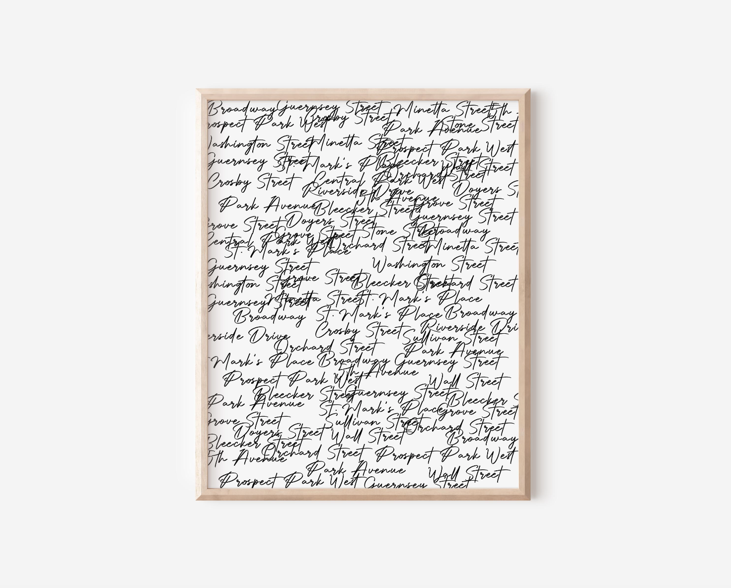 NYC Streets Print
