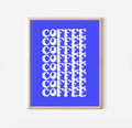 Retro Coffee Print