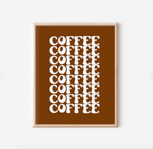 Load image into Gallery viewer, Retro Coffee Print
