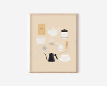 Load image into Gallery viewer, Tea Equipment Print
