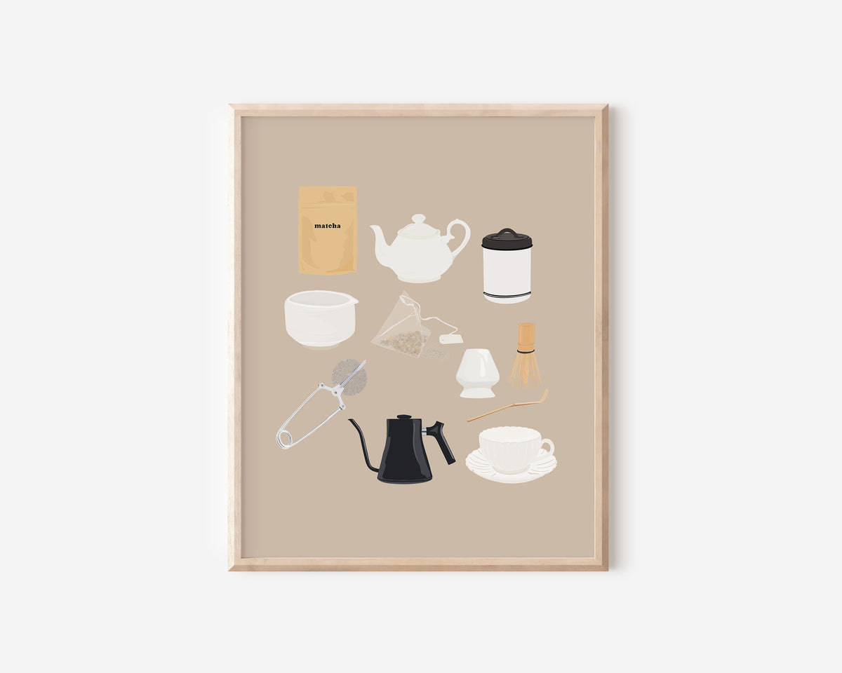 Tea Equipment Print