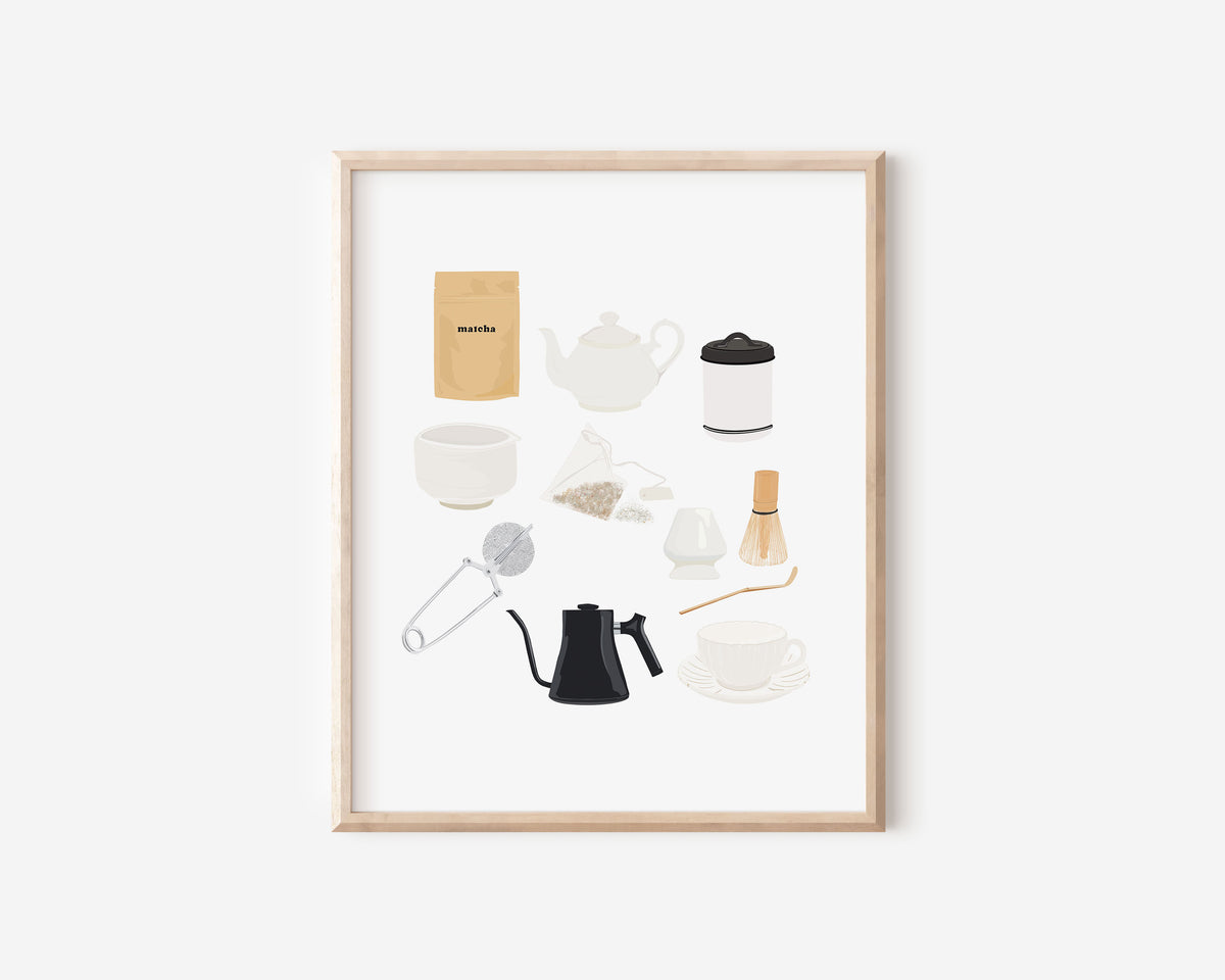 Tea Equipment Print