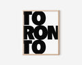 Toronto Bold Print