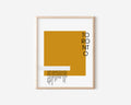 Toronto Neighbourhood Print Gold