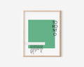 Toronto Neighbourhood Print Green