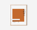 Toronto Print Orange