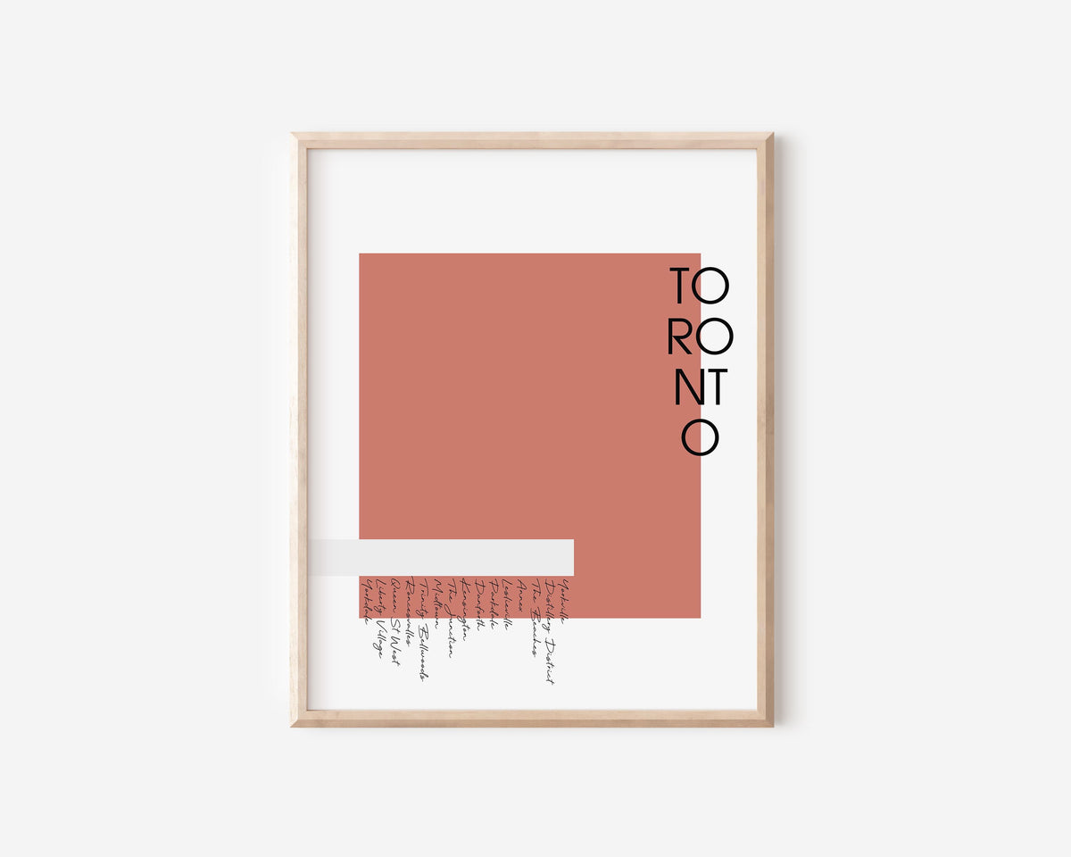 Toronto Rust Print
