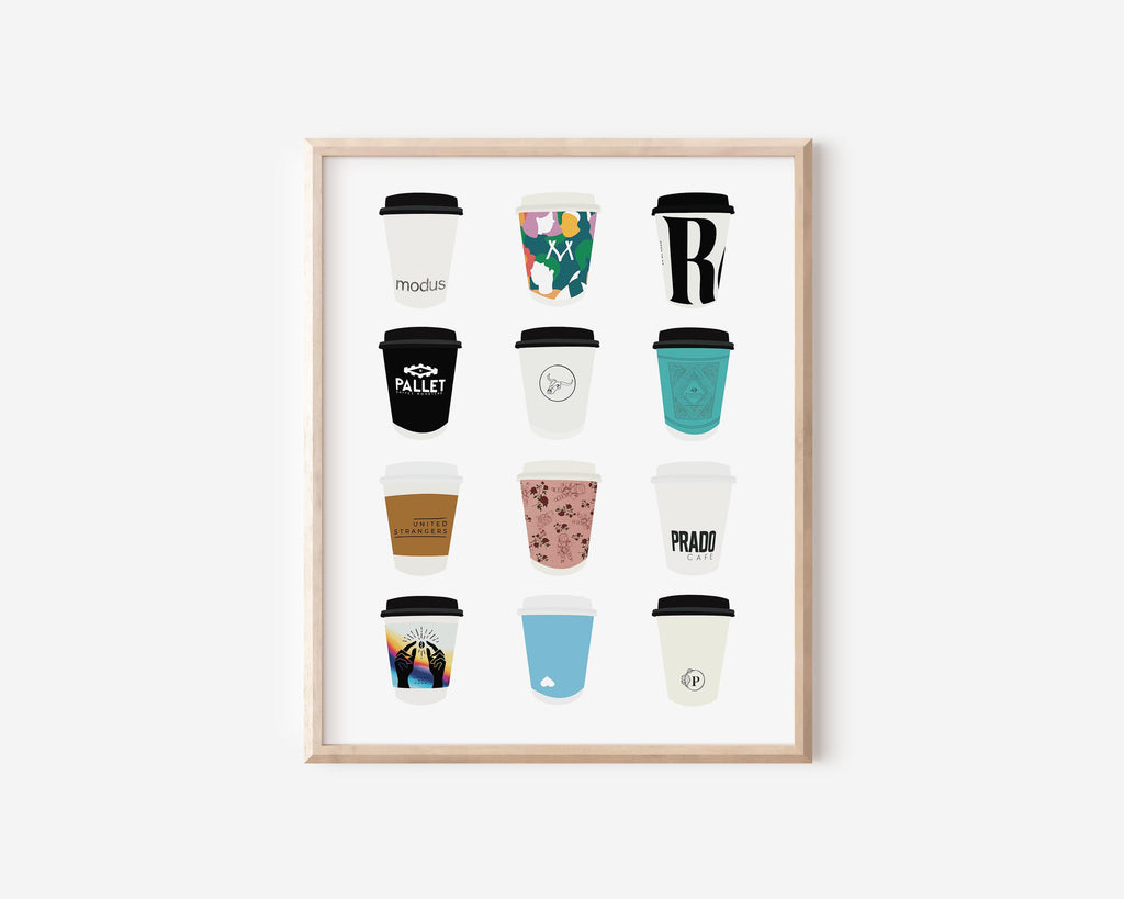 Vancouver Coffee Shop Print V1