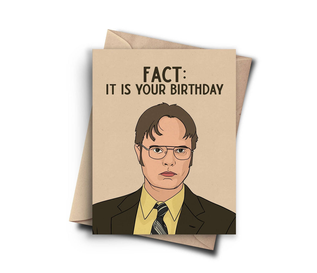 The Office Dwight Birthday Card - Funny Birthday Card