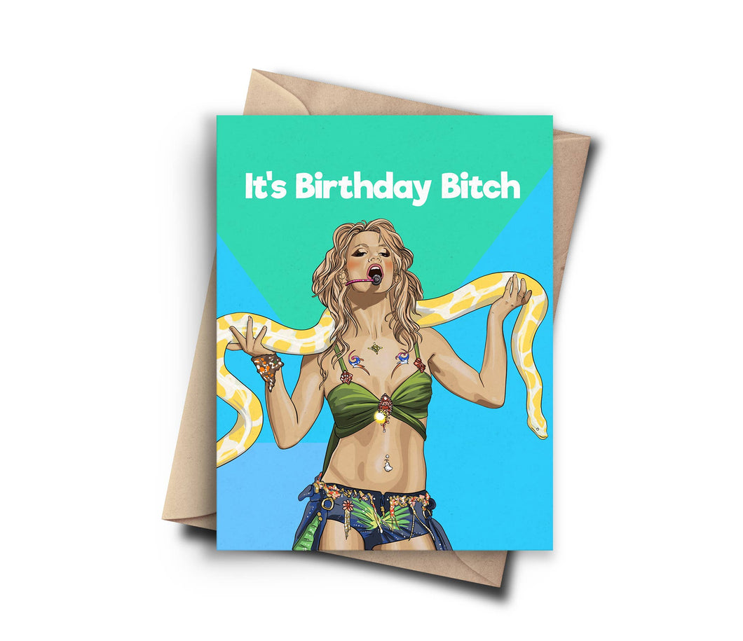 Funny Birthday Card - Free Brtiney Spears Pop Culture Card