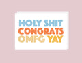 Holy Shit - Greeting Card