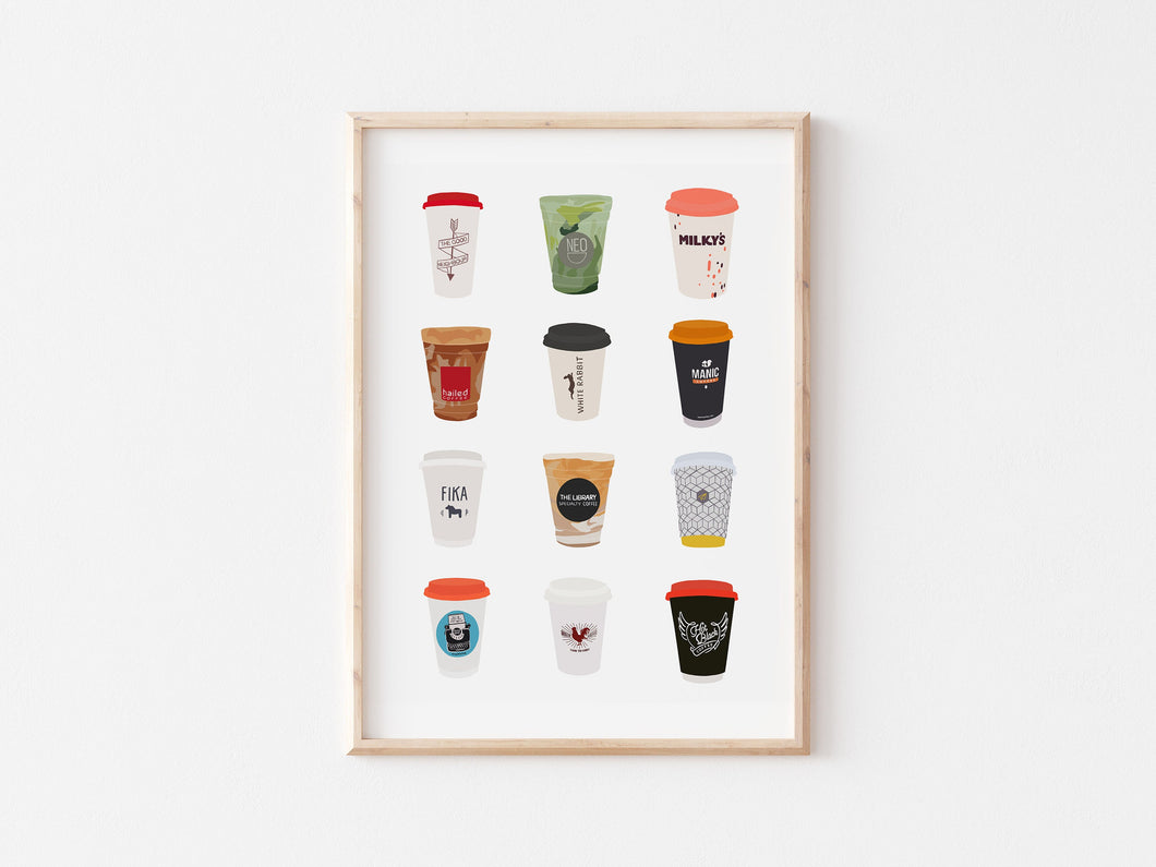 Toronto Coffee Shop Print V1