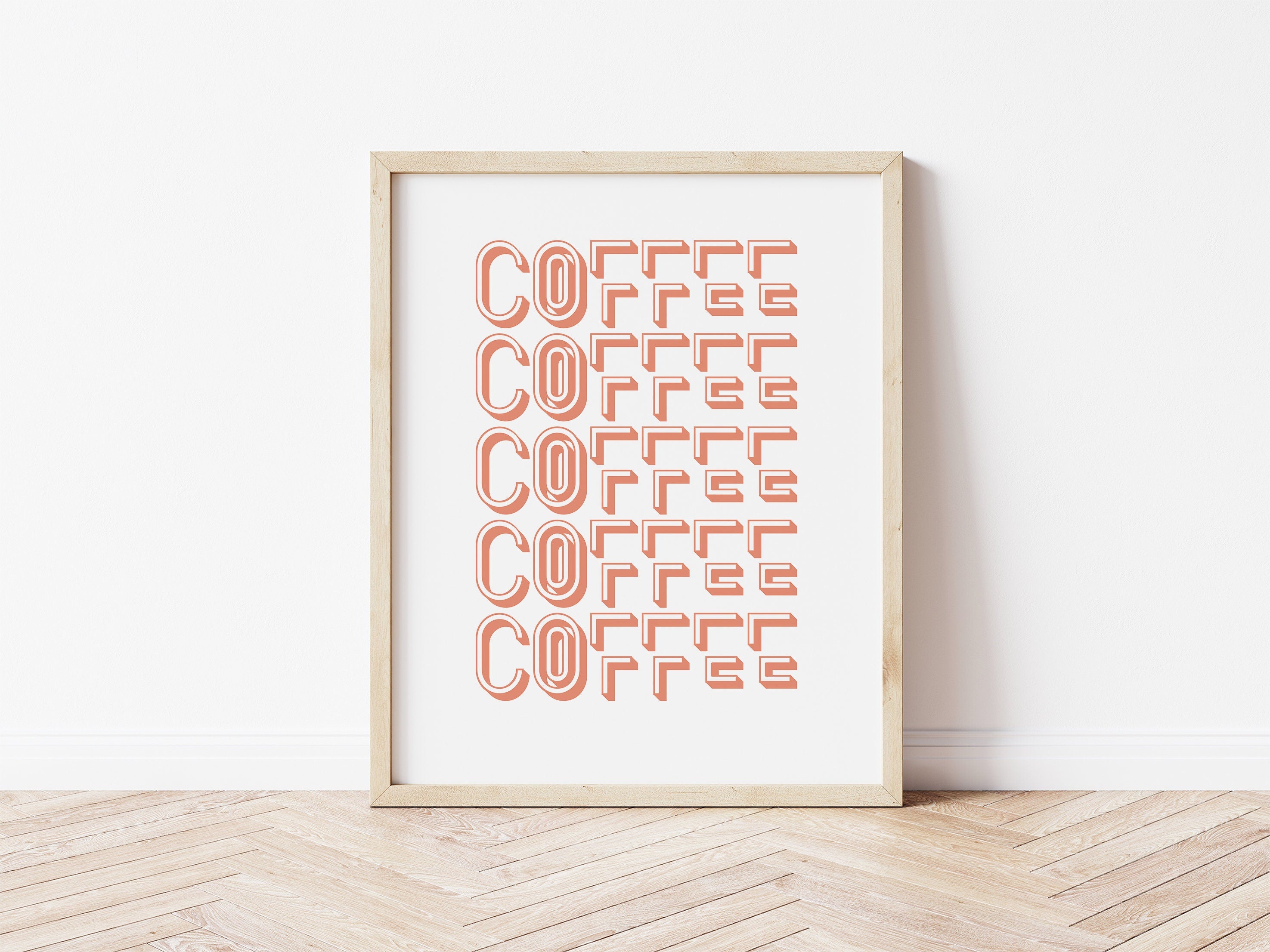 Coffee Funky Print