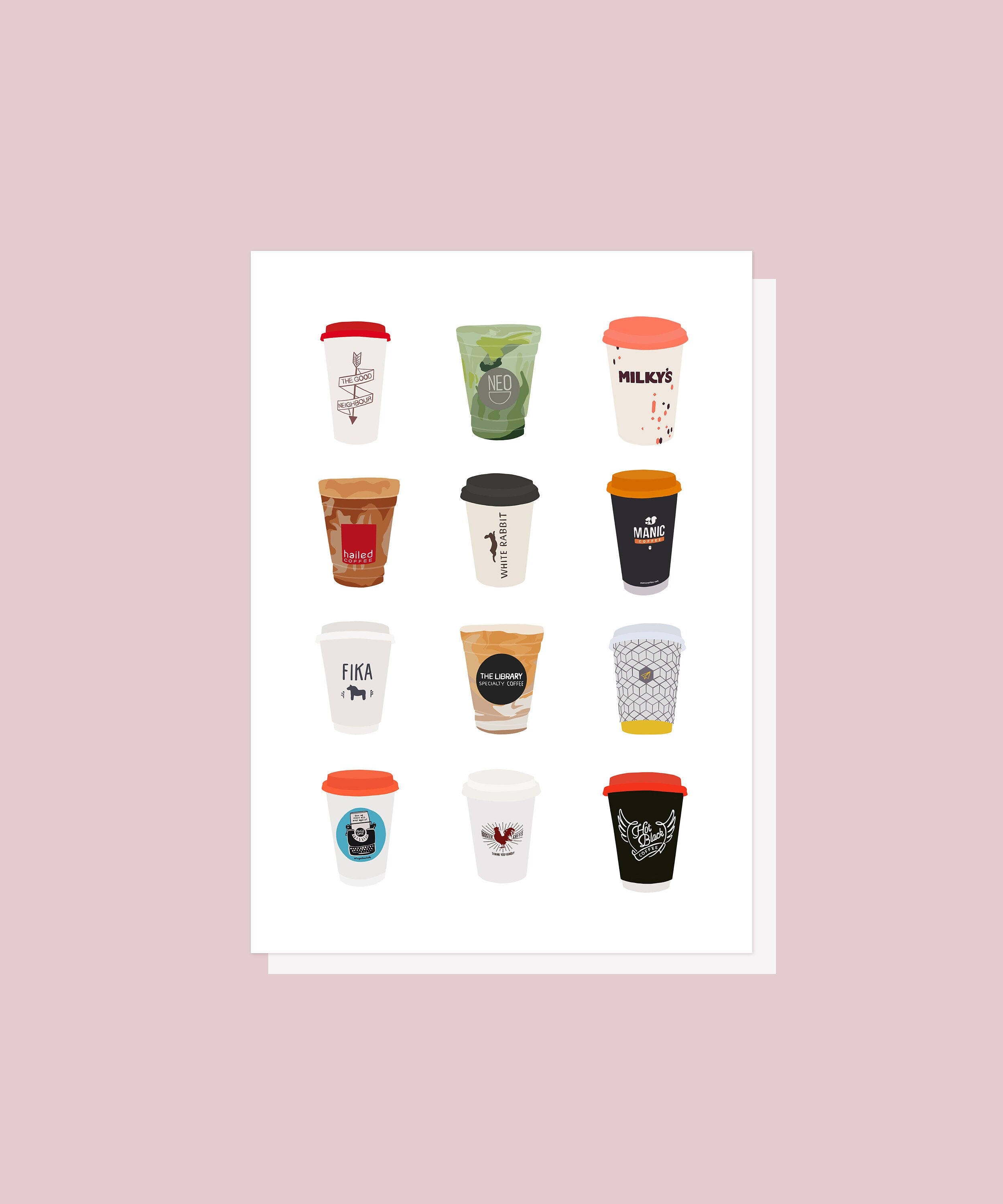 Toronto Coffee Shop V1 - Greeting Card